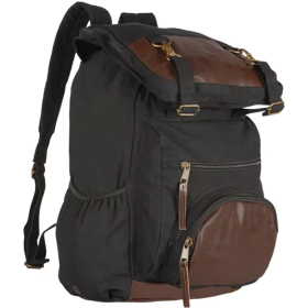 Tahoe Excursion Rucksack (Color: Black, size: 15" x 7" x 18")