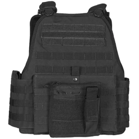 Big & Tall Vital Plate Carrier Vest (Color: Black, size: 2XL/3XL (Adjustable))