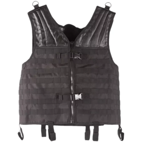 Big & Tall Modular Vest (Color: Black, size: 2XL/3XL (Adjustable))