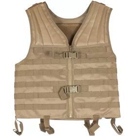 Big & Tall Modular Vest (Color: Coyote, size: 2XL/3XL (Adjustable))