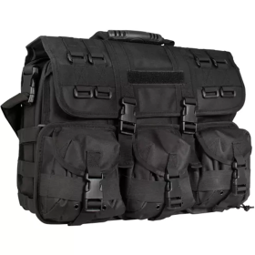 Tactical Field Briefcase (Color: Black, size: 17 1/2" x 14" x 5")