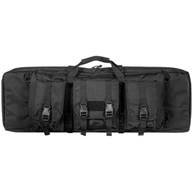 Dual Combat Case 36" (Color: Black, size: 36" x 6" x 13")