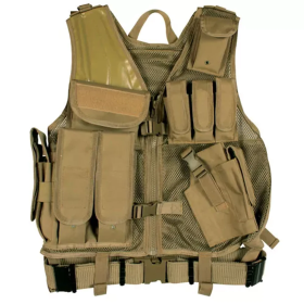 Mach-1 Tactical Vest (Color: Coyote, size: L - XL (Fits Most))