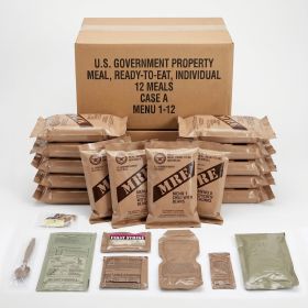 U.S. Military MRE Meals Ready-To-Eat (Quantity: 12-Pack)